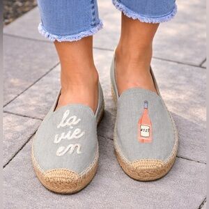 Soludos Le Vie En Rosé Espadrilles sz 8